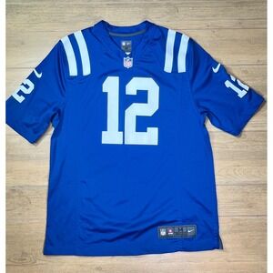 Nike Indianapolis Colts Andrew Luck 12 Jersey Mens Medium Blue NFL On Field